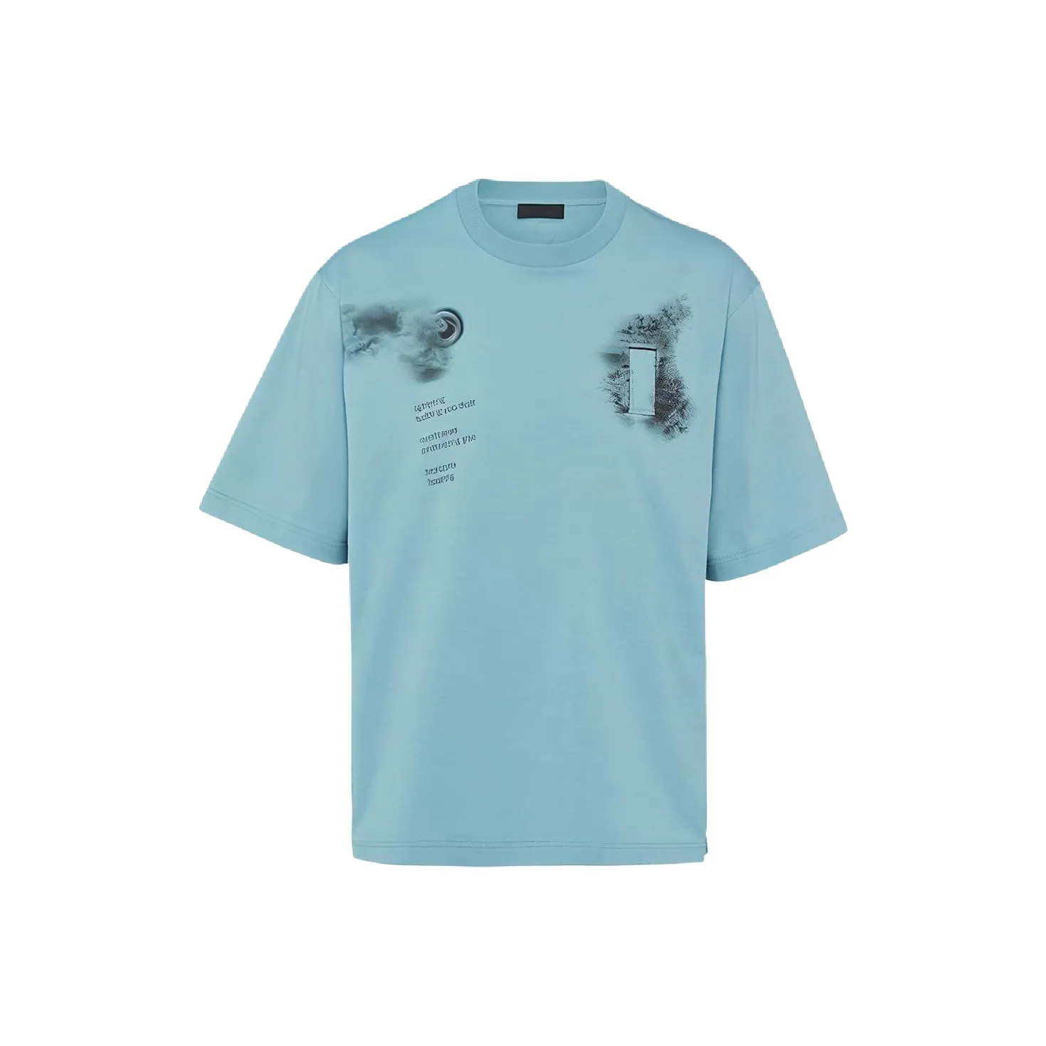 PRADA T Shirts Men's Blue