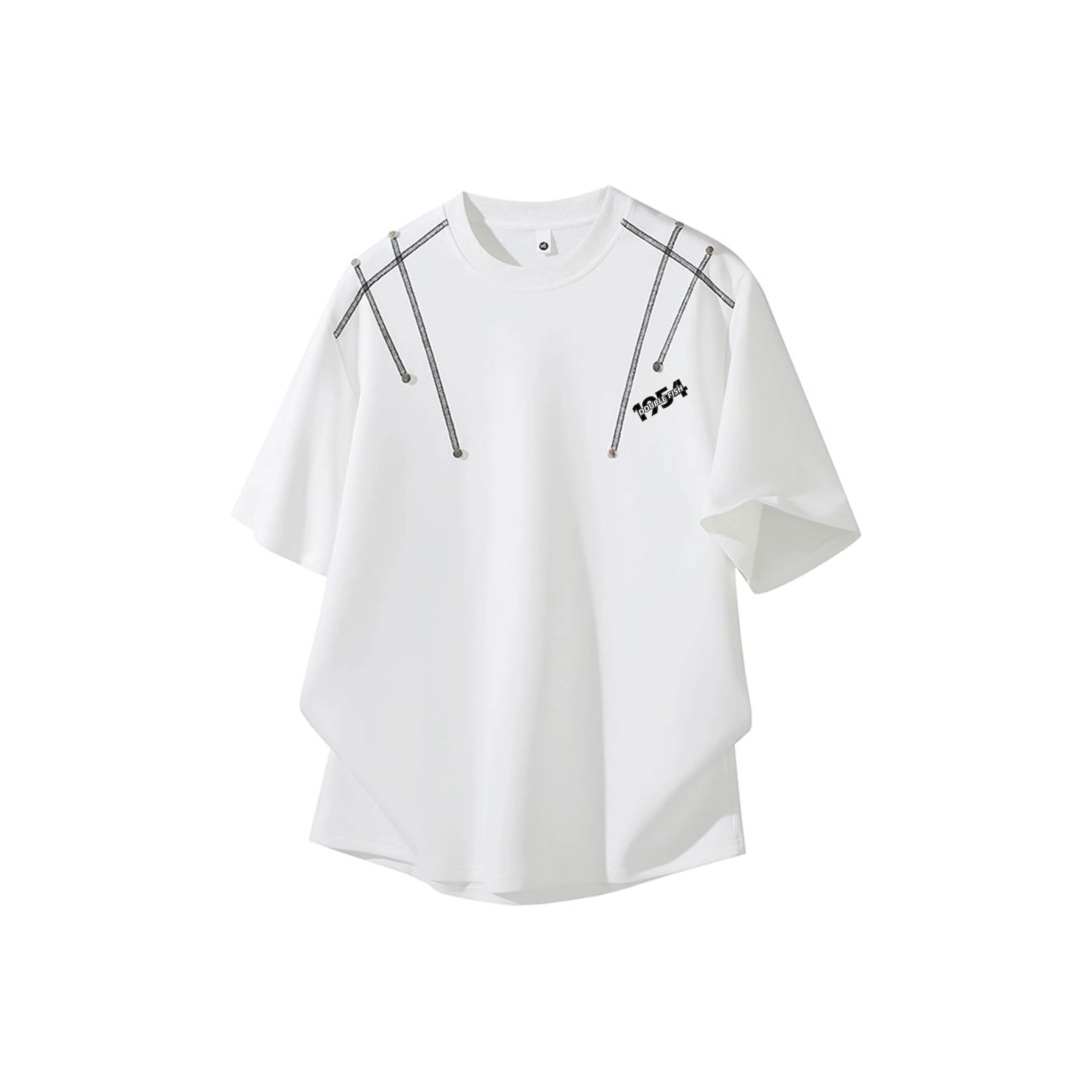 Двойная рыба Унисекс T-рубашки