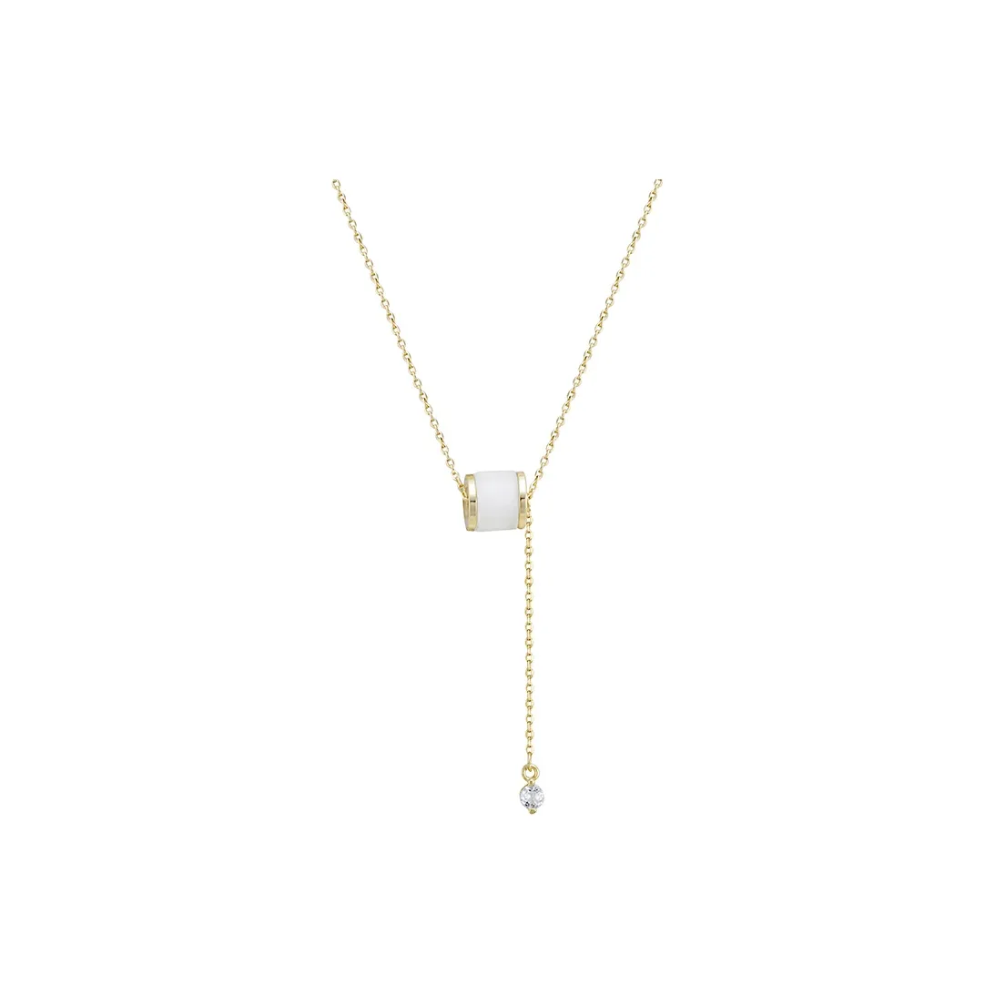 NATURALLYJOJO Стекло Кошачий глаз Ожерелья Женские