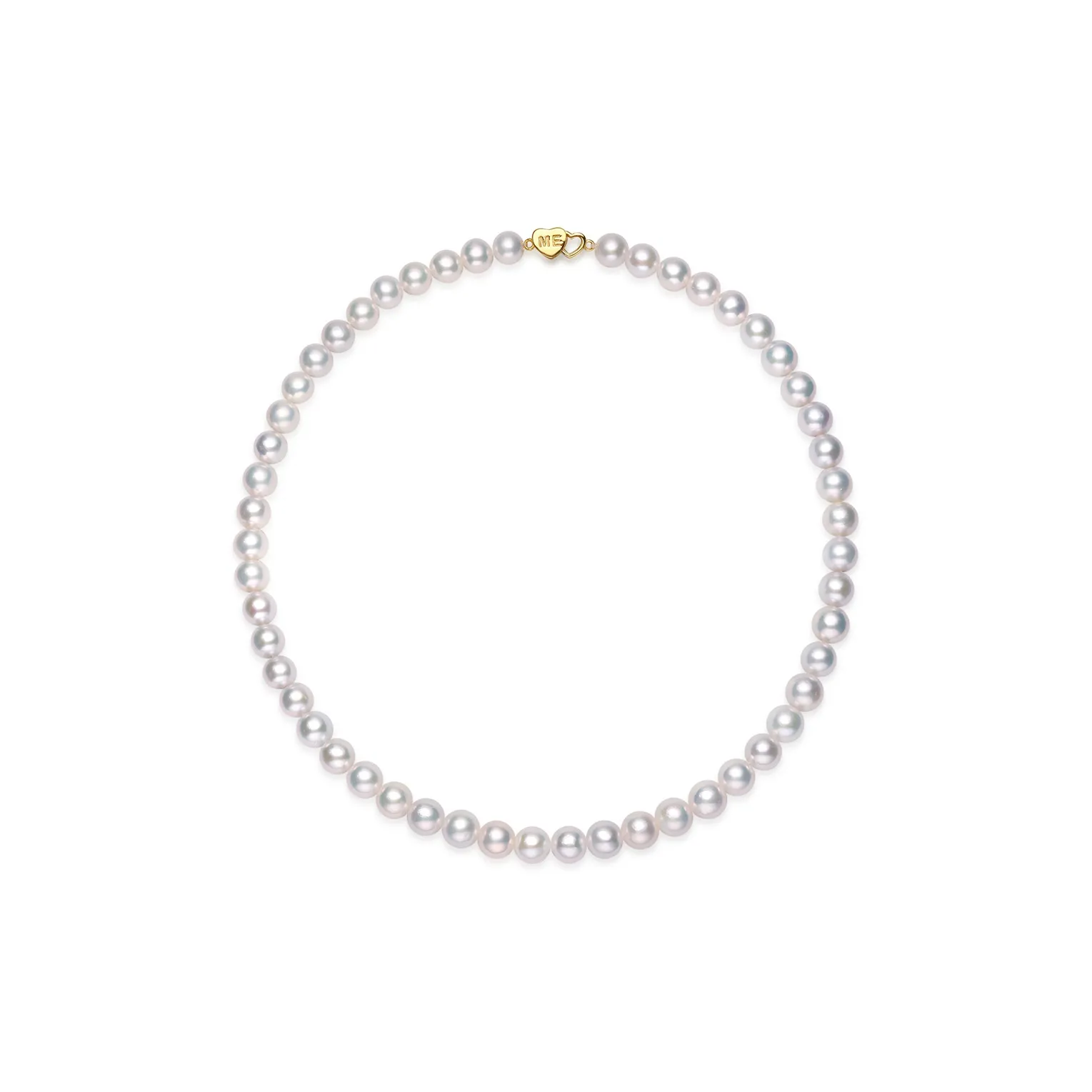 ME LUXE Freshwater Pearl Necklace, Classic High Quality, Anniversary Gift Women's