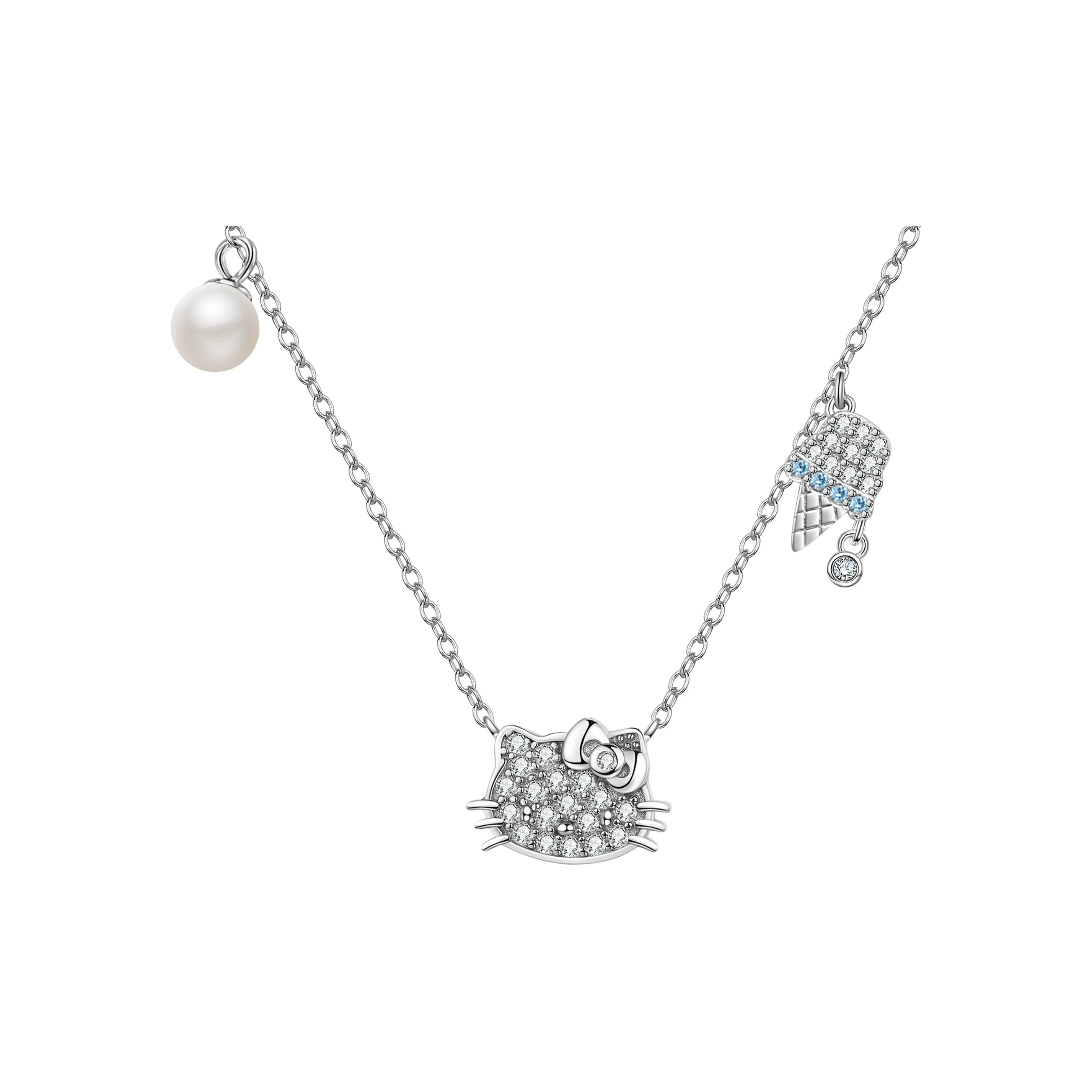 TIDECOLOR S925 Silver Necklaces Women's Silver