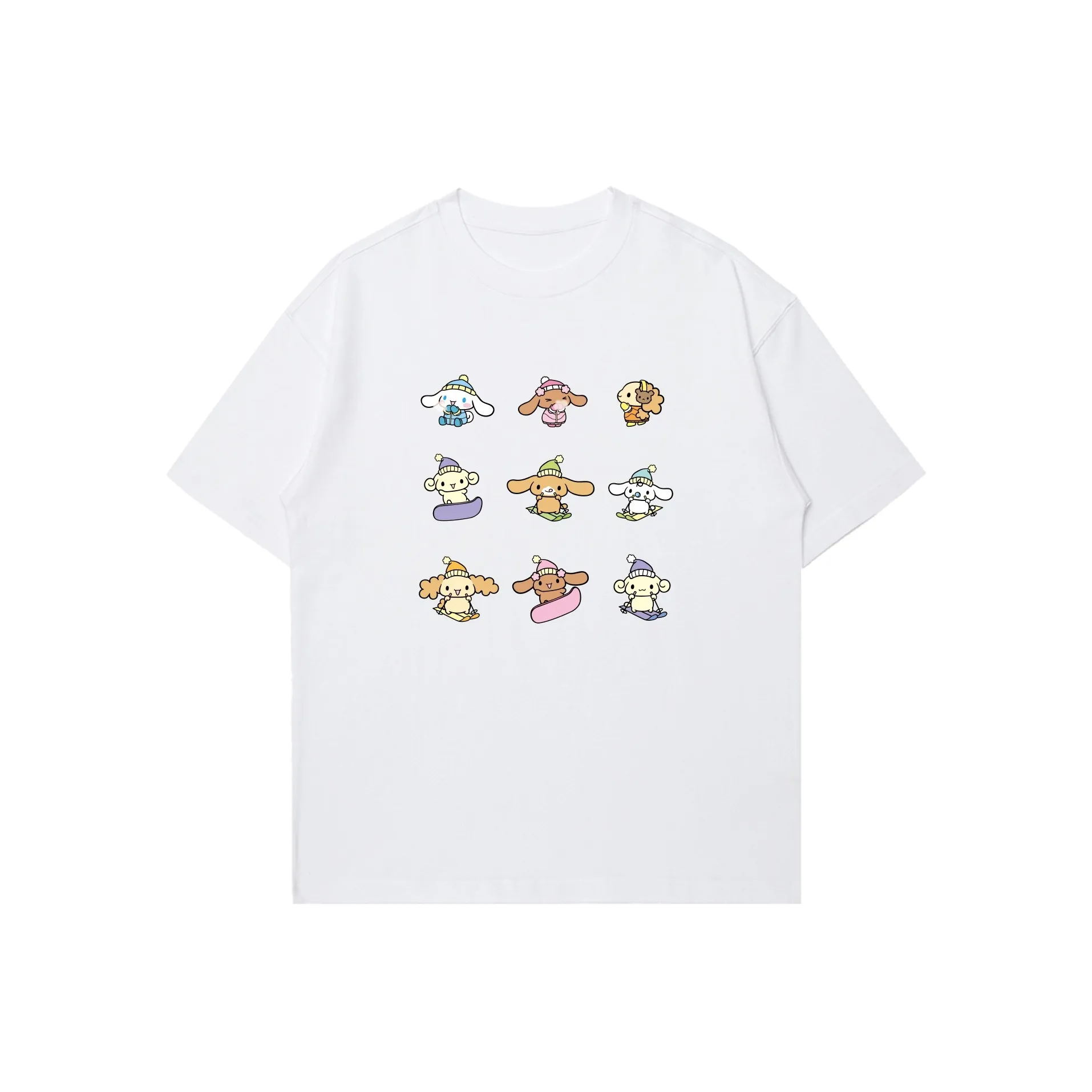 Sanrio X Cinnamoroll Yugui Dog T-Shirt Унисекс