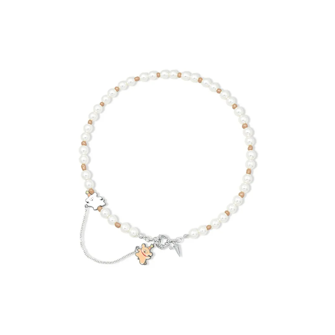 AWE Seed Beads Shell Pearl High Value Student Party Themed Accessories Women's Fall And Winter Sweater Chain Women's