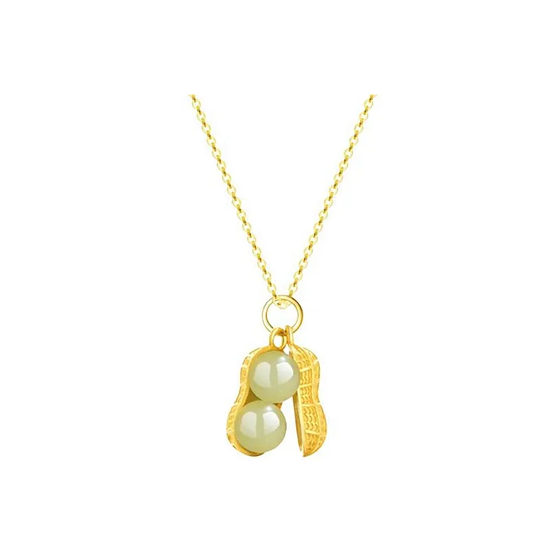 WANLIACC Alloy Good Luck Peanut Necklace Women's