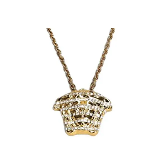VERSACE La Medusa Crystal Necklace