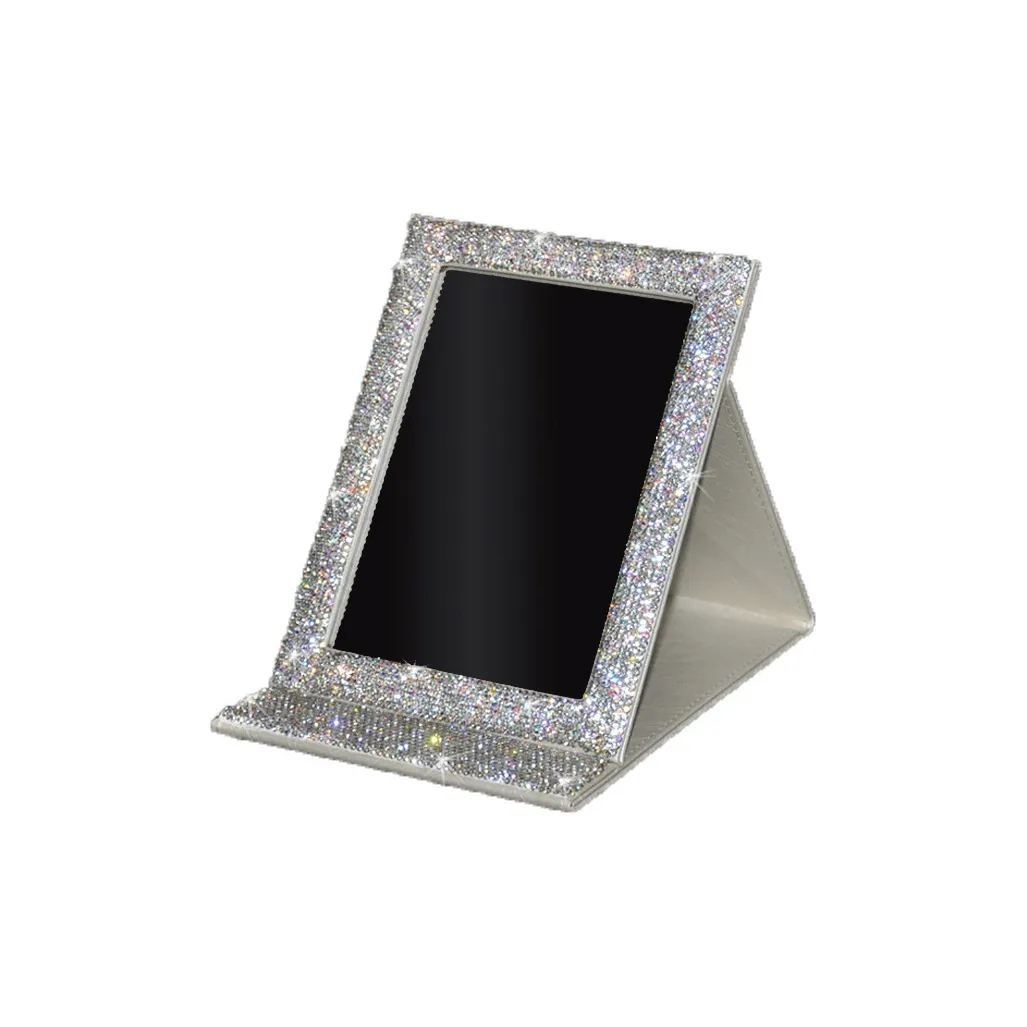 ARTMISS Зеркало для макияжа с креативным украшением из стразов портативный дизайн