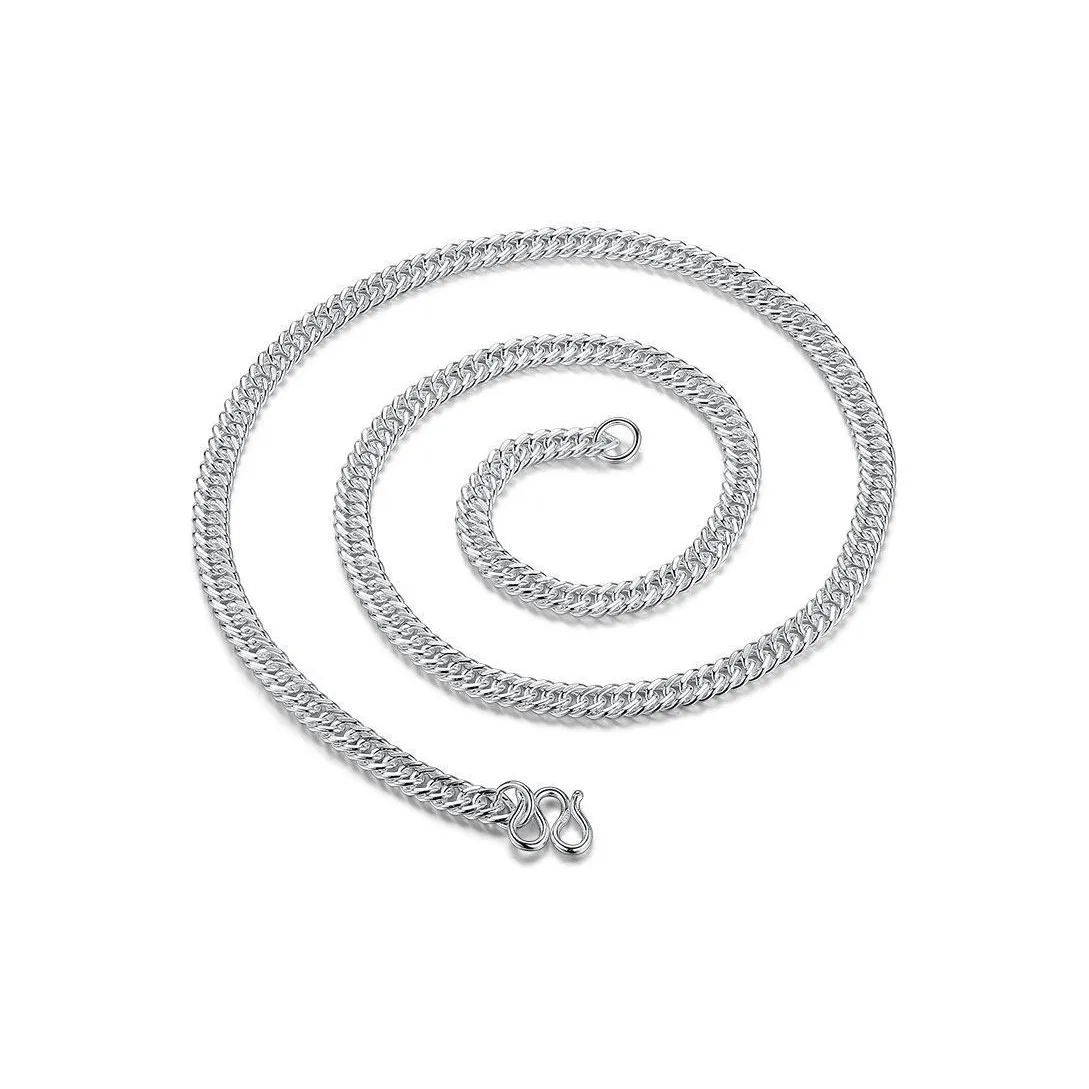 NIANNIANXI 999 Fine Silver Necklaces Men's