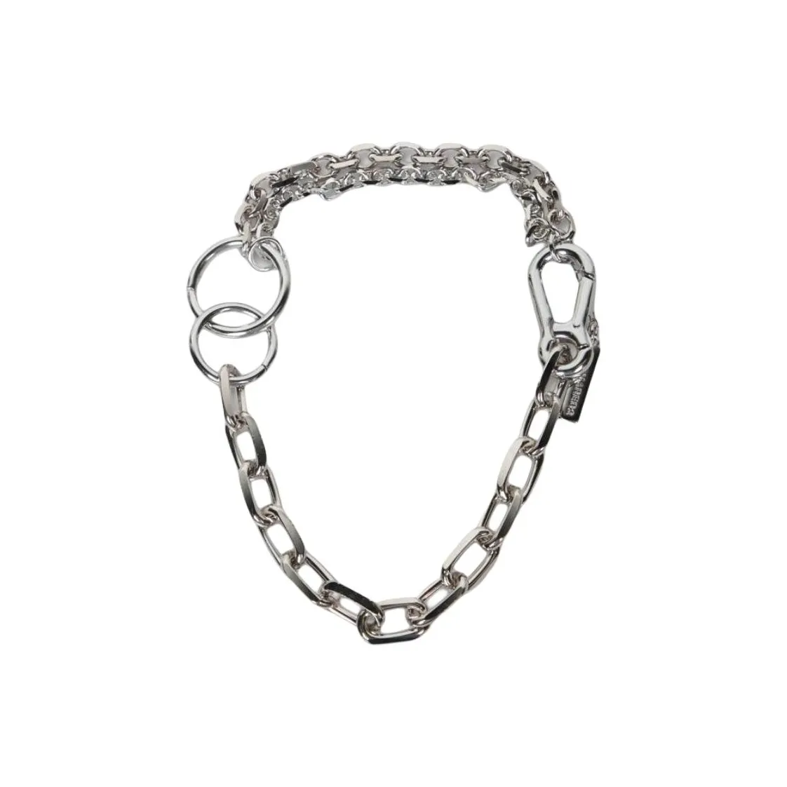 Dsquared2 Logo Engraved Chain Necklace