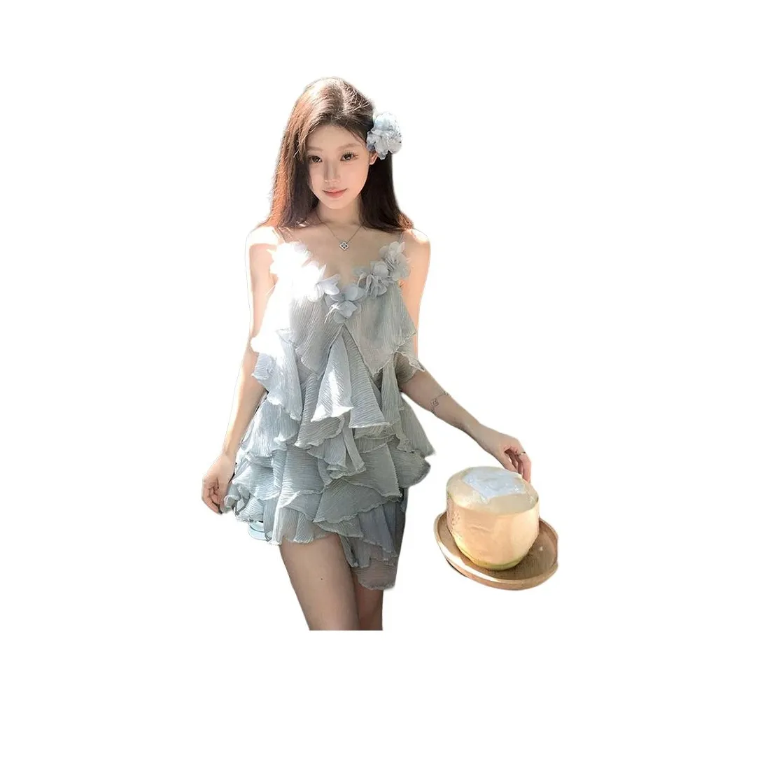 MISSHONEY MH Slip Платье Женское Синее