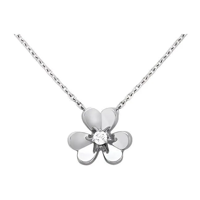 Van Cleef & Arpels Frivole Series Diamond Necklaces Women's