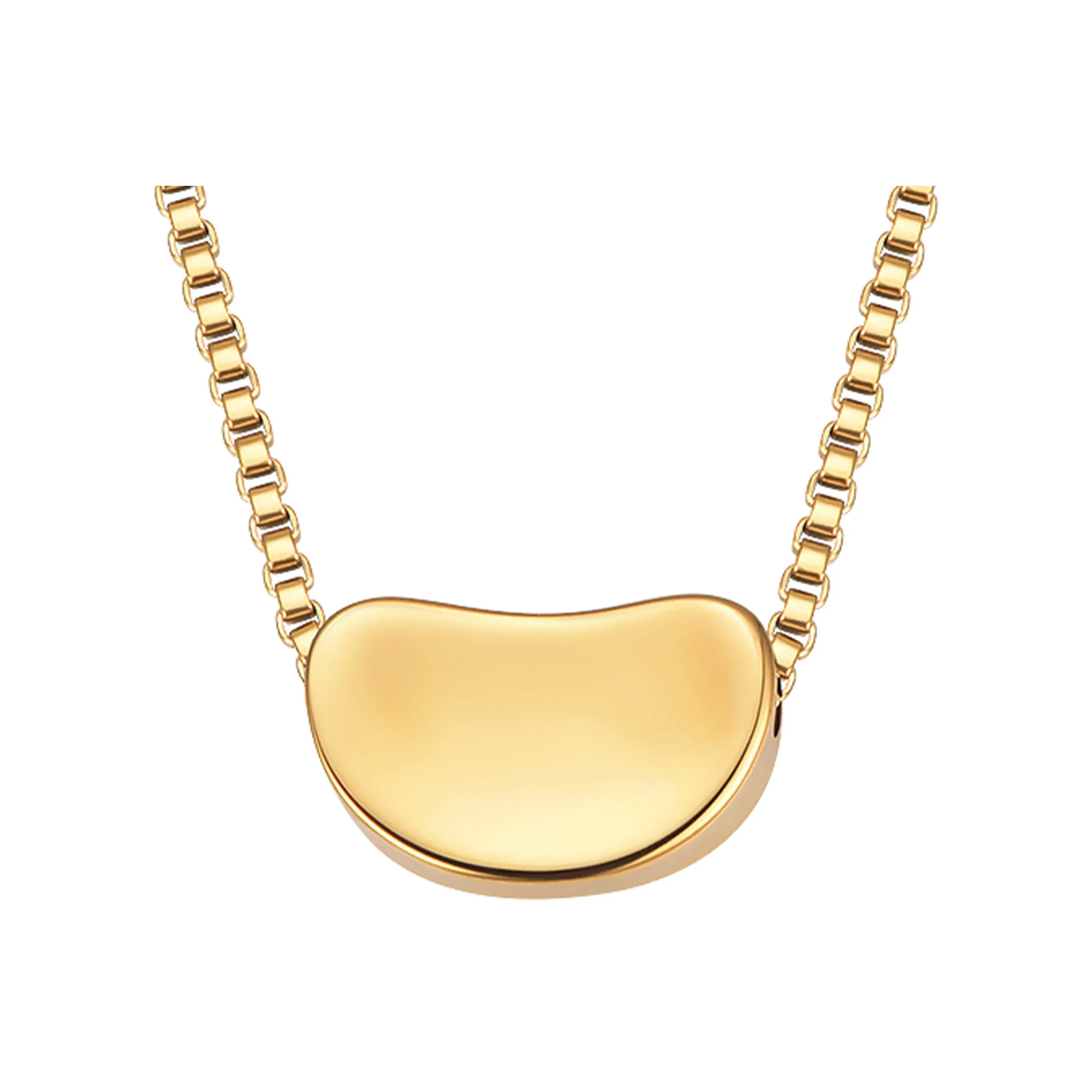 West Island Титановая сталь Ожерелье Золотое Женское