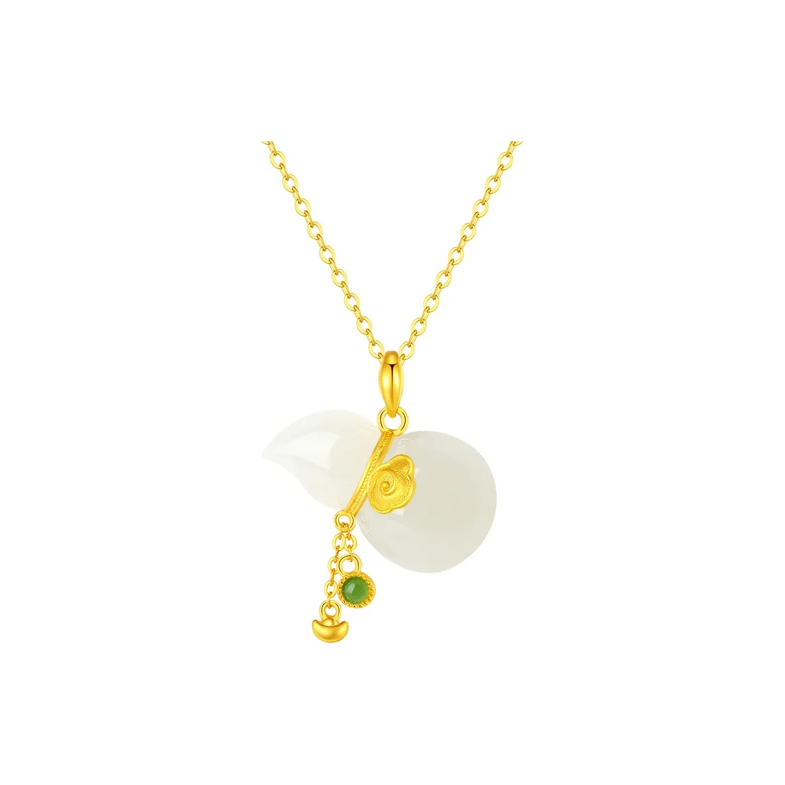 CHINA GOLD Hetian Jade Necklaces White Jade/Pale Greenish White Jade Women's