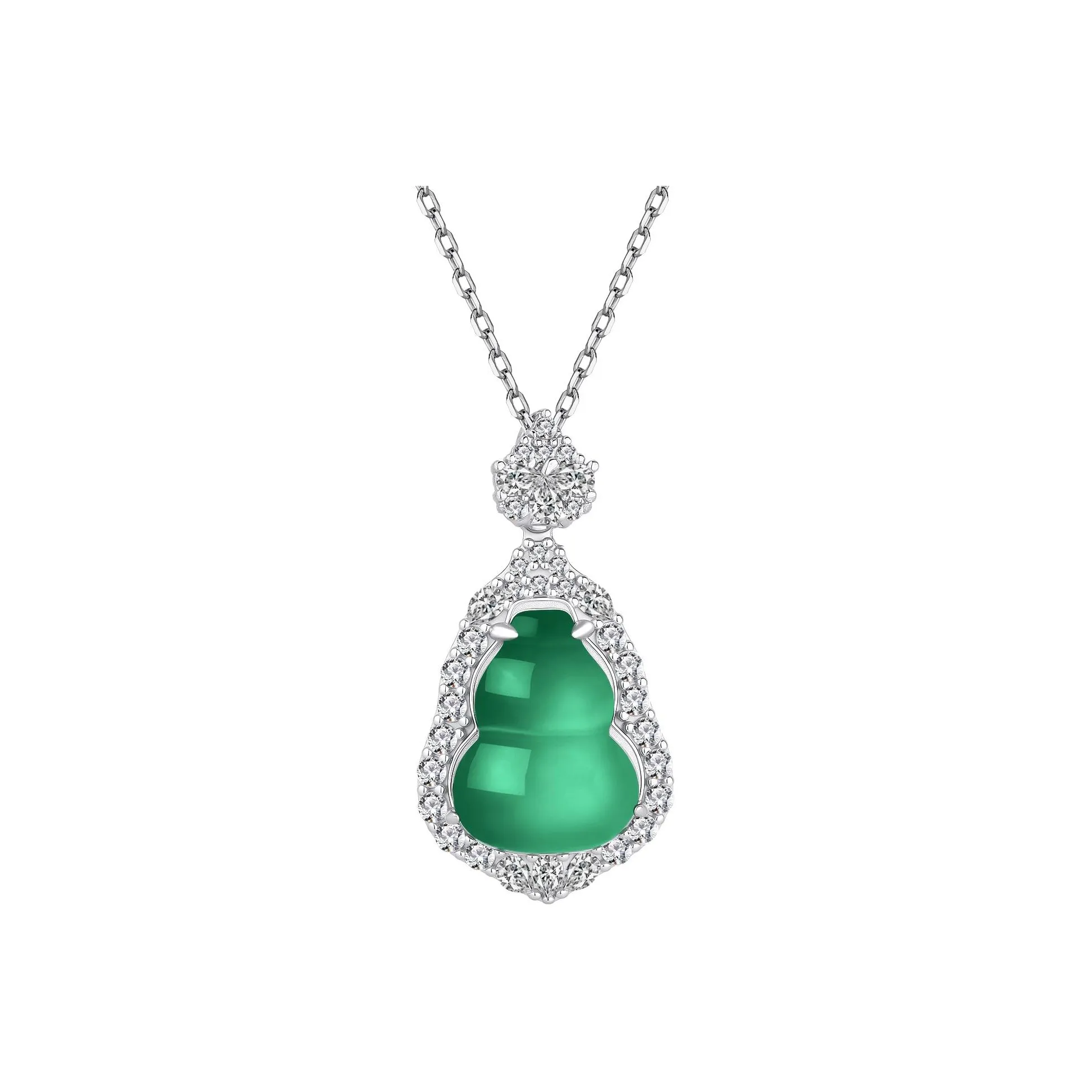 Right Hand Waiting S925 Chain Necklaces Women's
