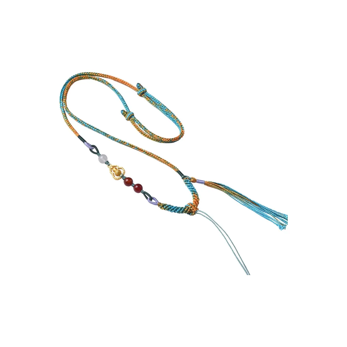 Runyangshi Хлопок лен смесь ожерелья унисекс