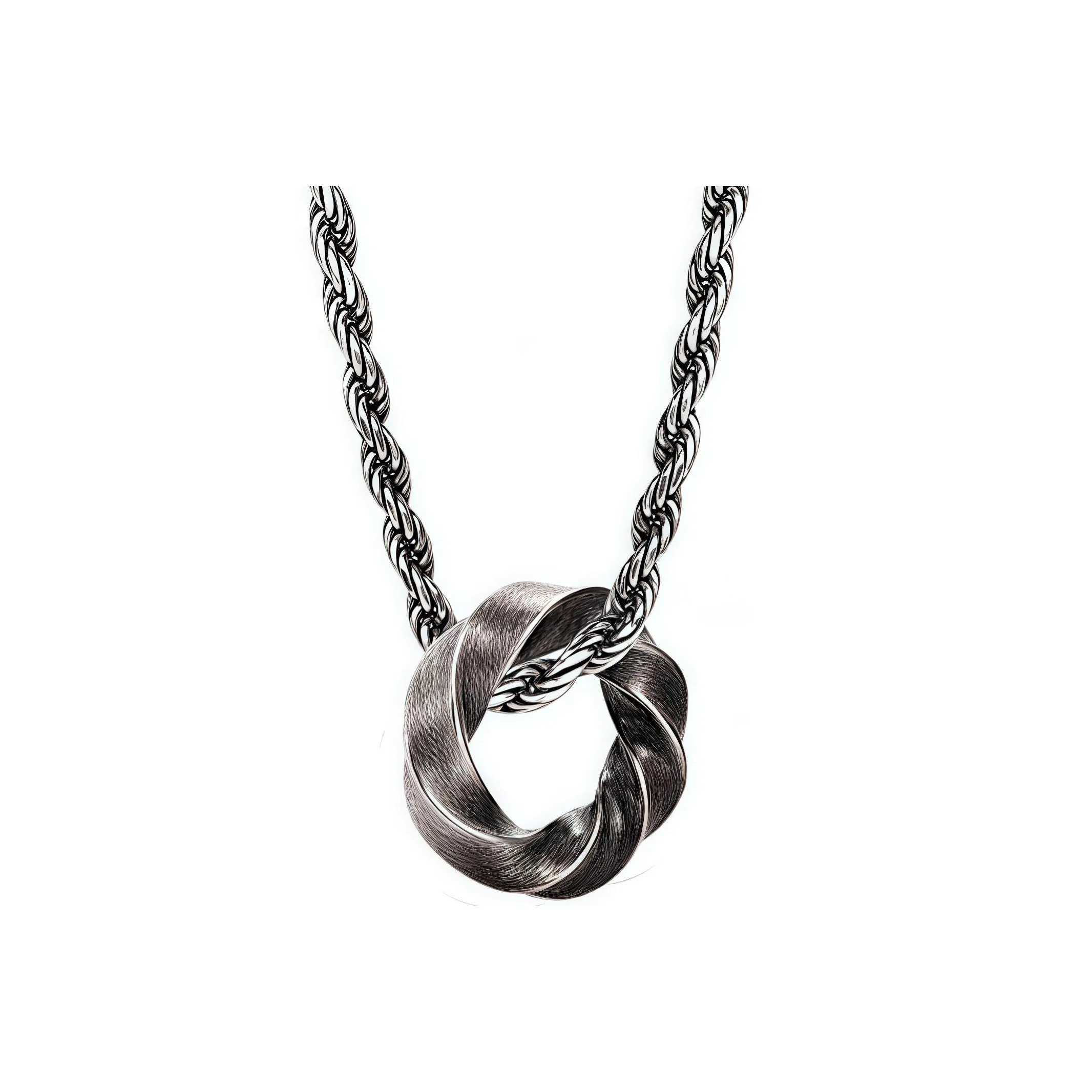 PUENTE Титановые стальные ожерелья мужские