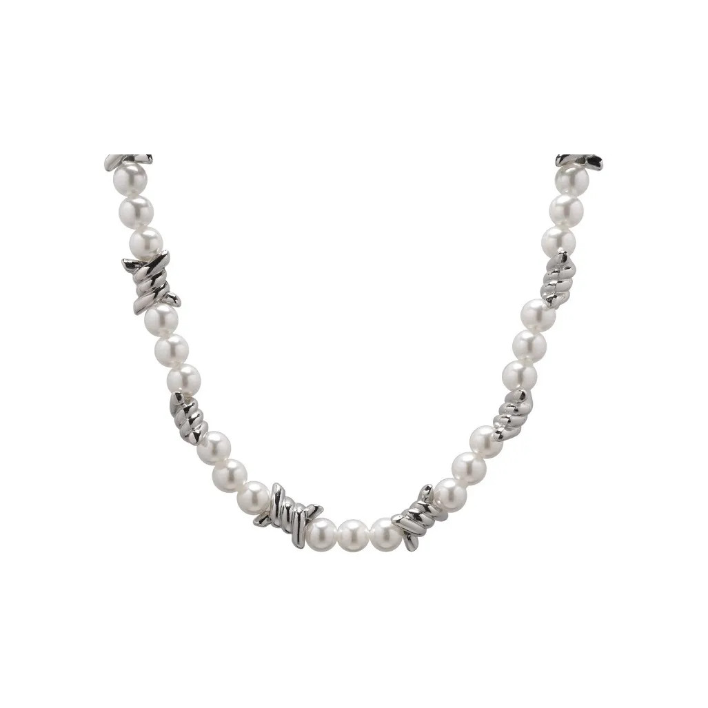 KING OF BLING Сплав Искусственная жемчужина Ожерелья Унисекс