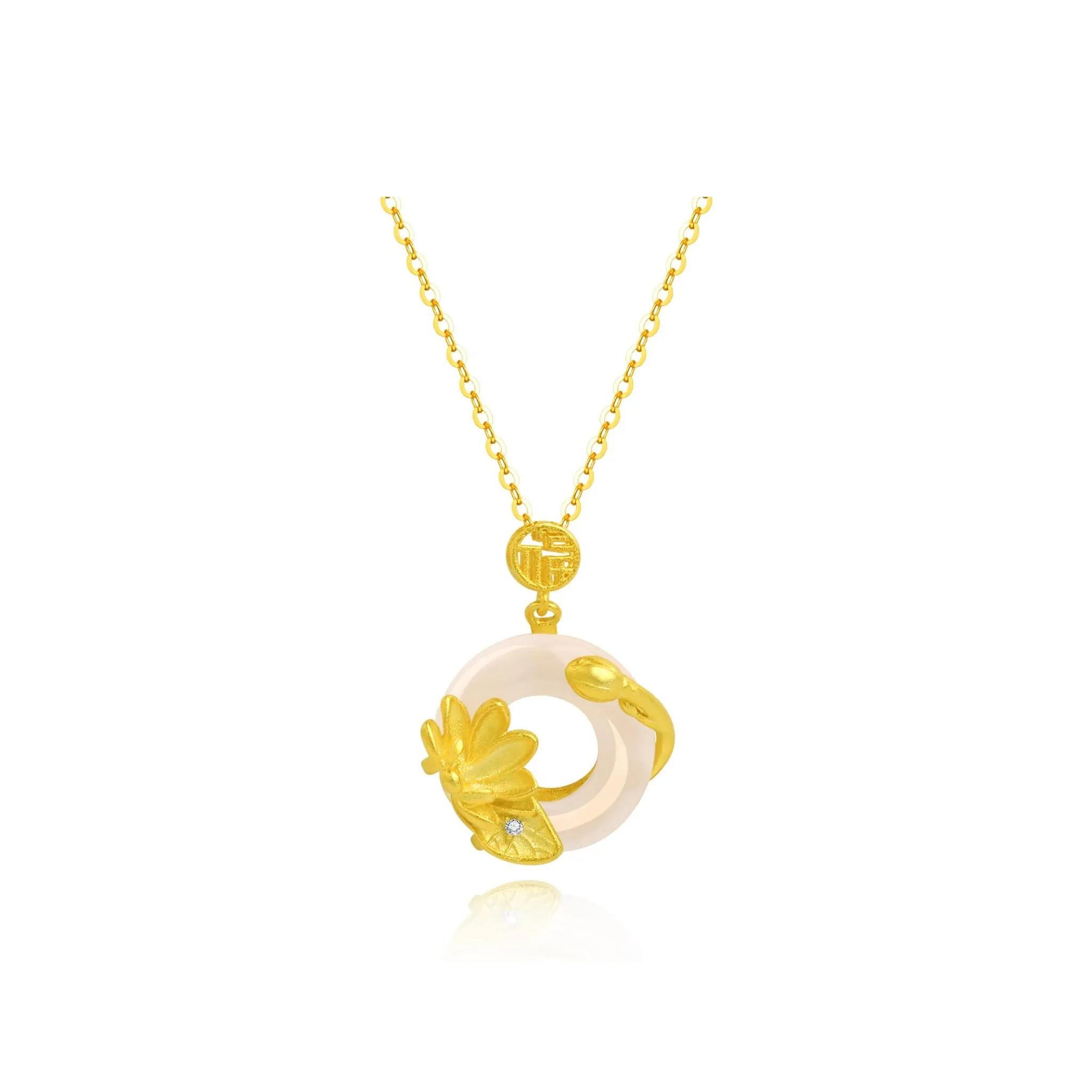 Jin Ruibang Chalcedony Jade Necklaces Women's