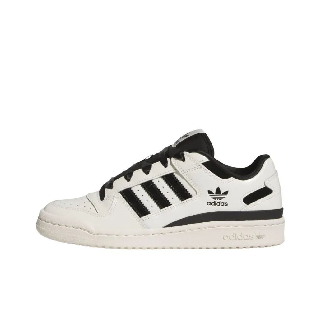 Adidas Originals FORUM Устойчивые к истиранию низкие скейтборд-кроссовки Женские Бежево-черные