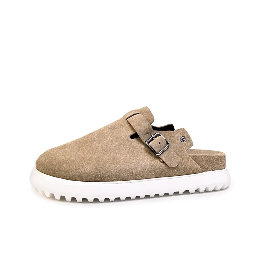 Brounvanm Износостойкие Домашние тапочки Мужские Абрикос