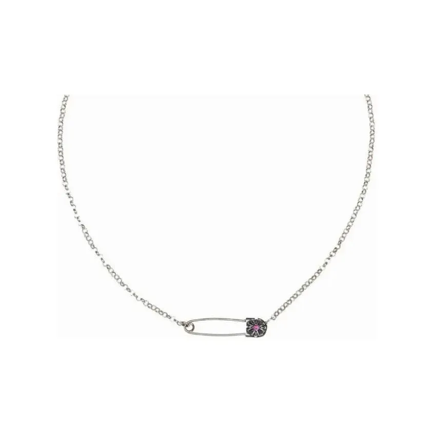 Chrome Hearts 925 Sterling Silver Necklaces Unisex Silver