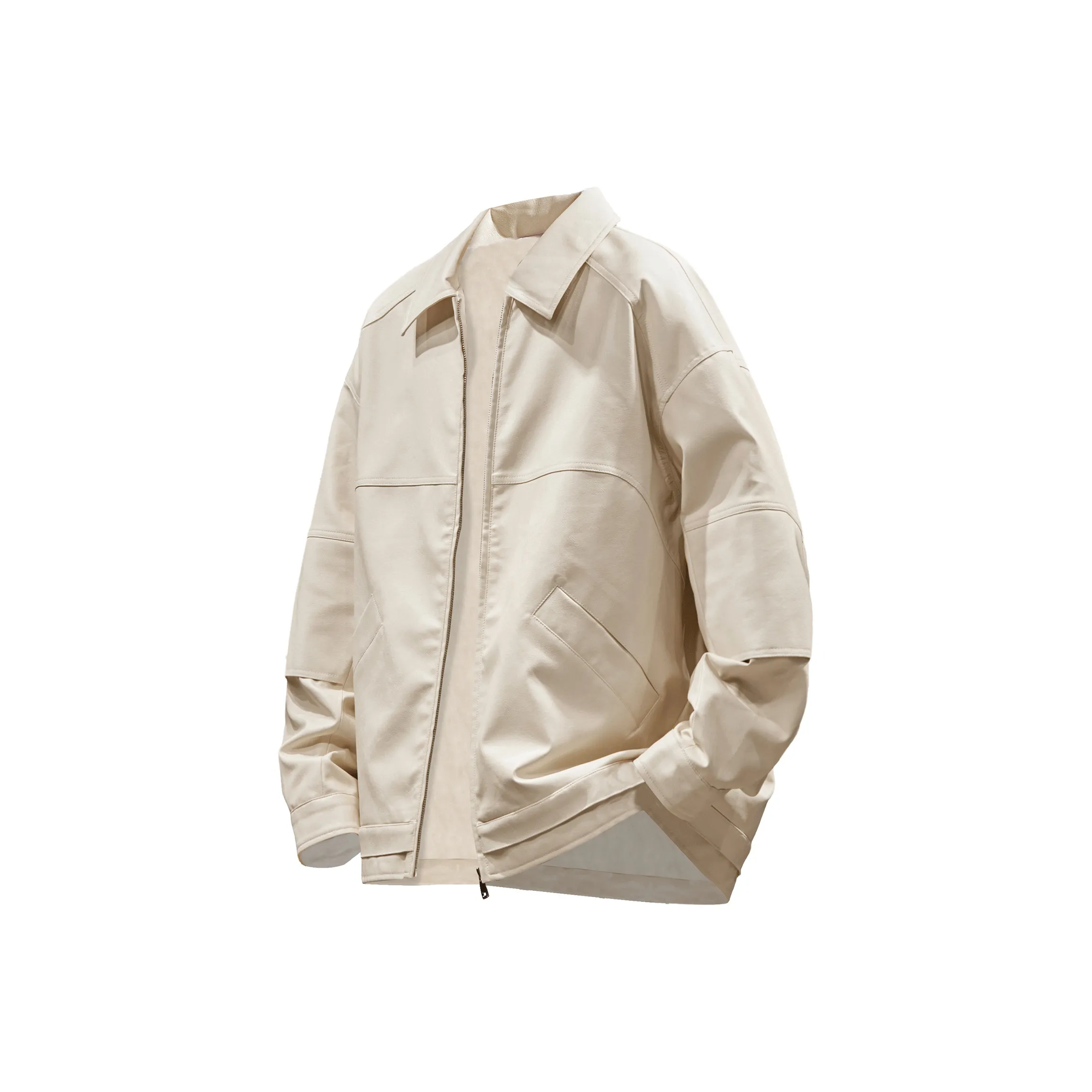 Paddy Julia Кожа Куртка Унисекс