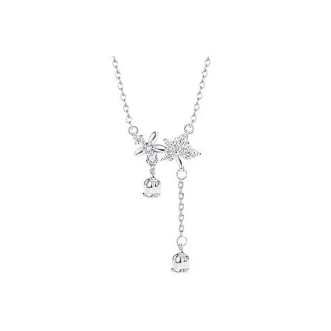 ETAHLOVE Sterling Silver Necklaces Women's Bestie Couple Date Love Confession Gift For Girlfriend Birthday Box