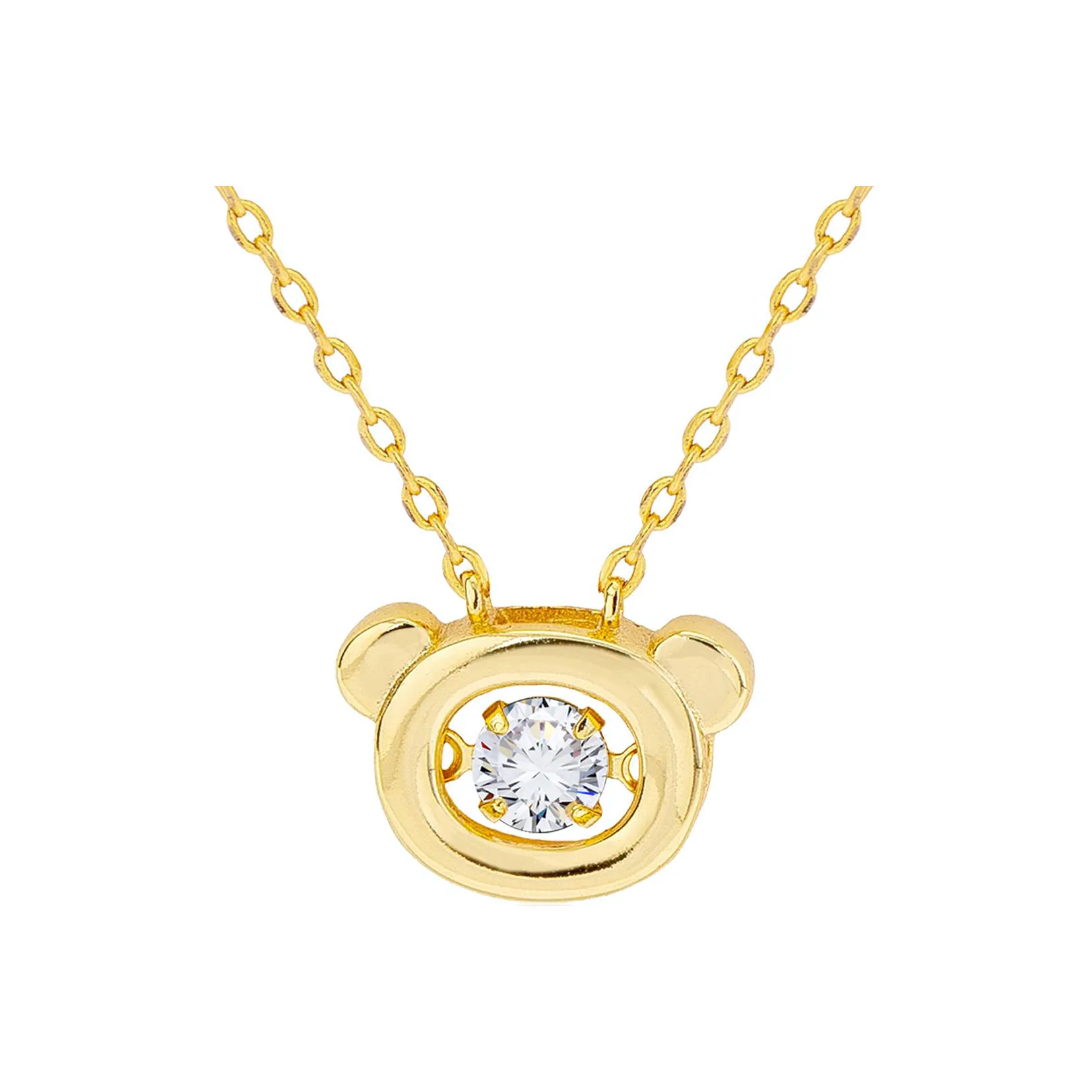 YYOGURT 14K Gold Plated Copper Necklaces Women's