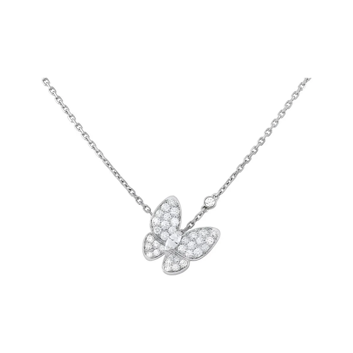 Van Cleef & Arpels White Gold Necklaces Women's