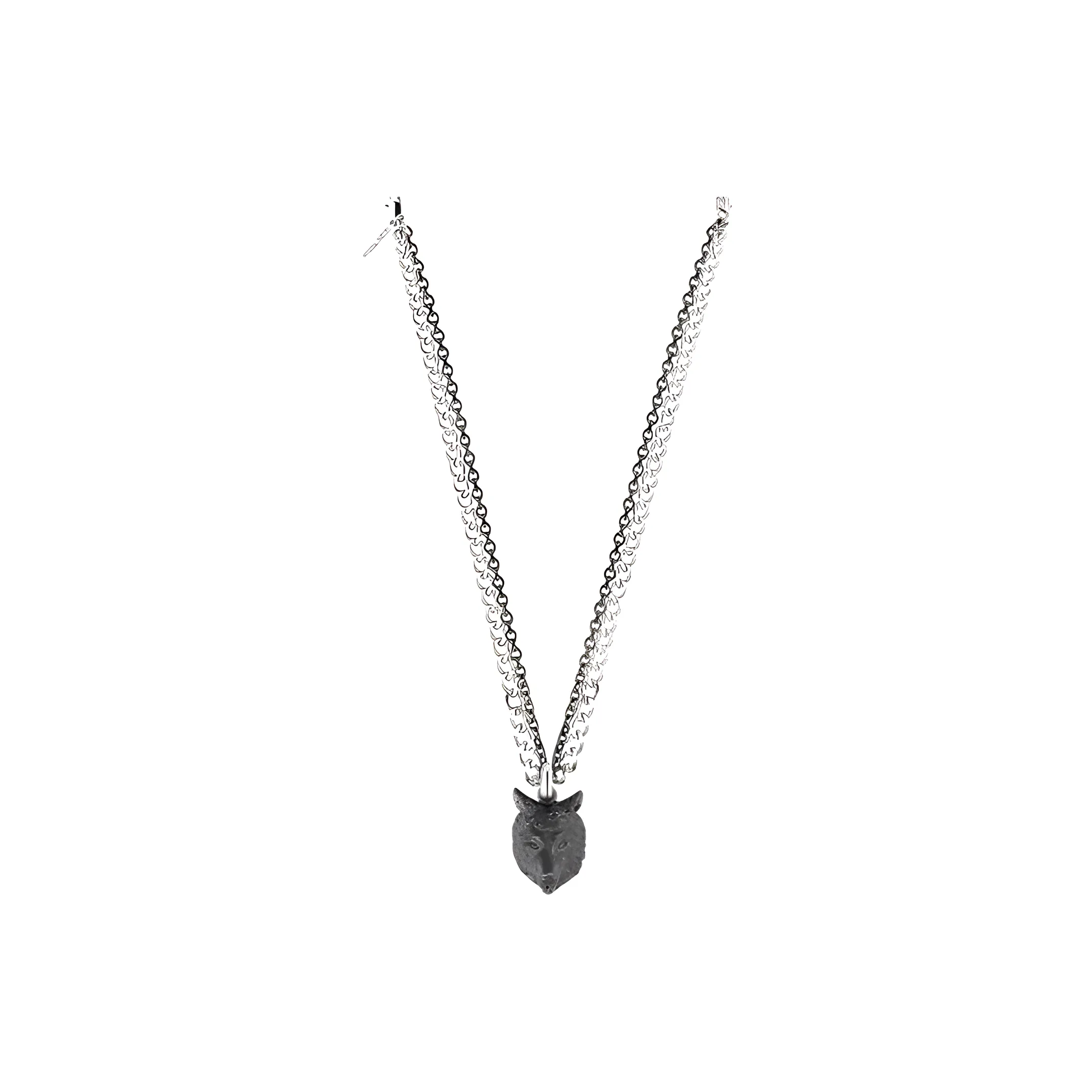 Police Metal Necklaces Men's Bronze