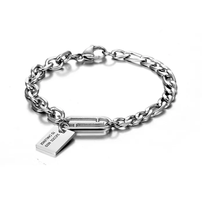 66ROUTE 66 Браслеты из титанового стального сплава Мужской