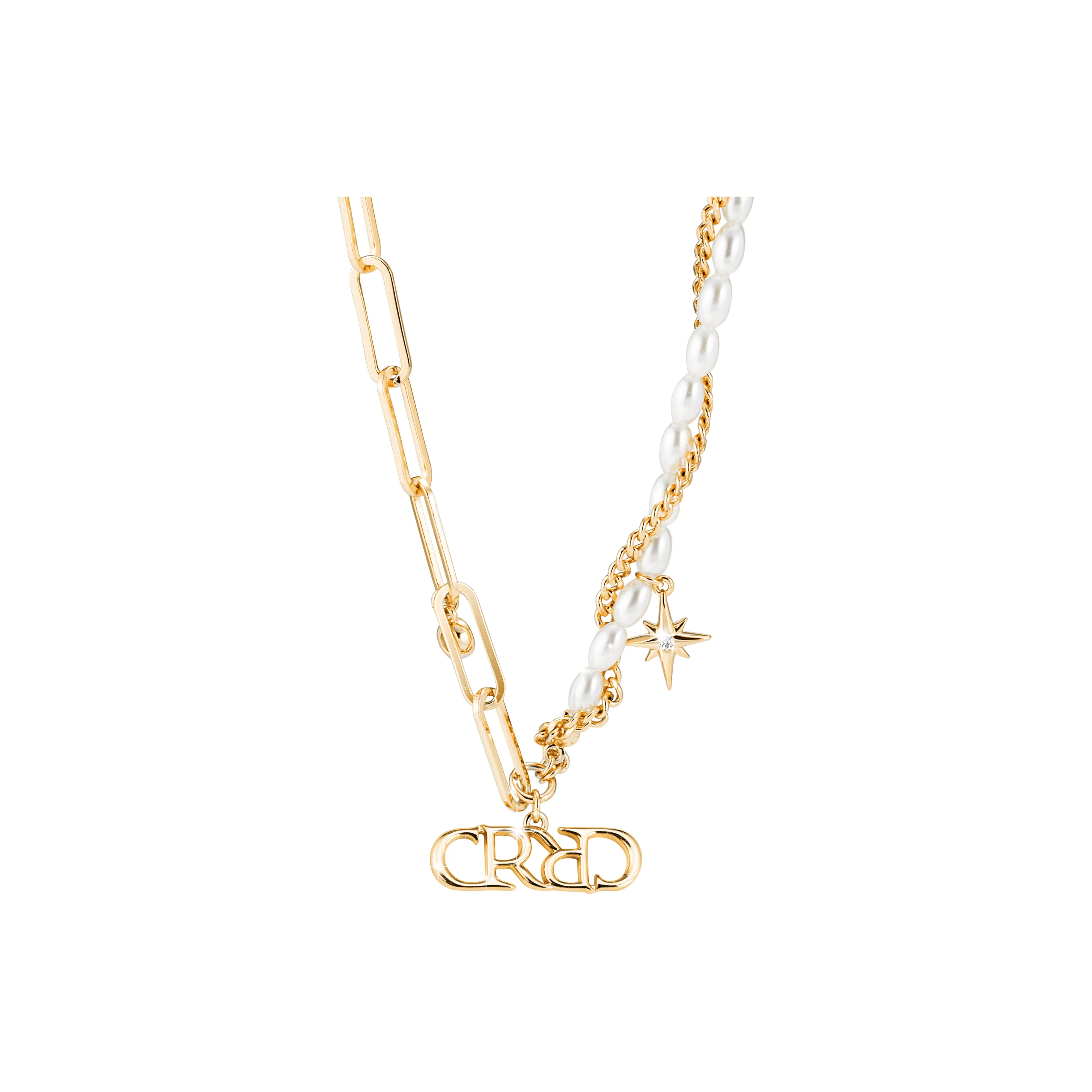 CHARLOTTE RAFFAELLI· Латунь Жемчужная раковина Многослойные ожерелья Женские Золото