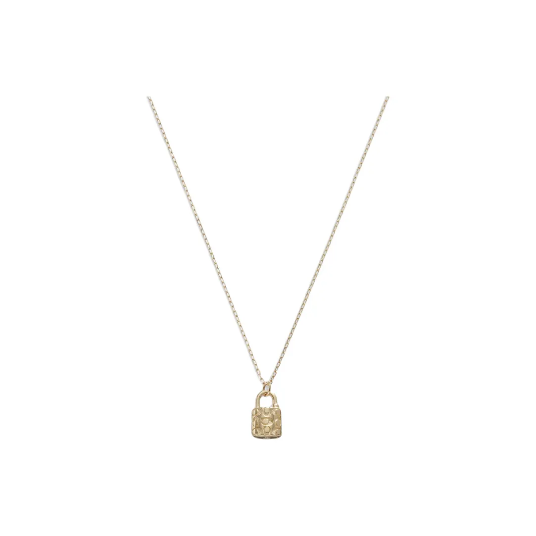 COACH 14K Gold, Diamond Necklaces Women's Gold