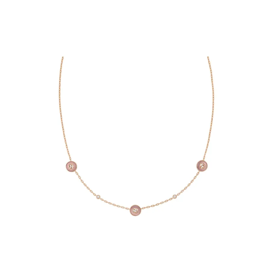 GUCCI Interlocking 18k Chain Necklace