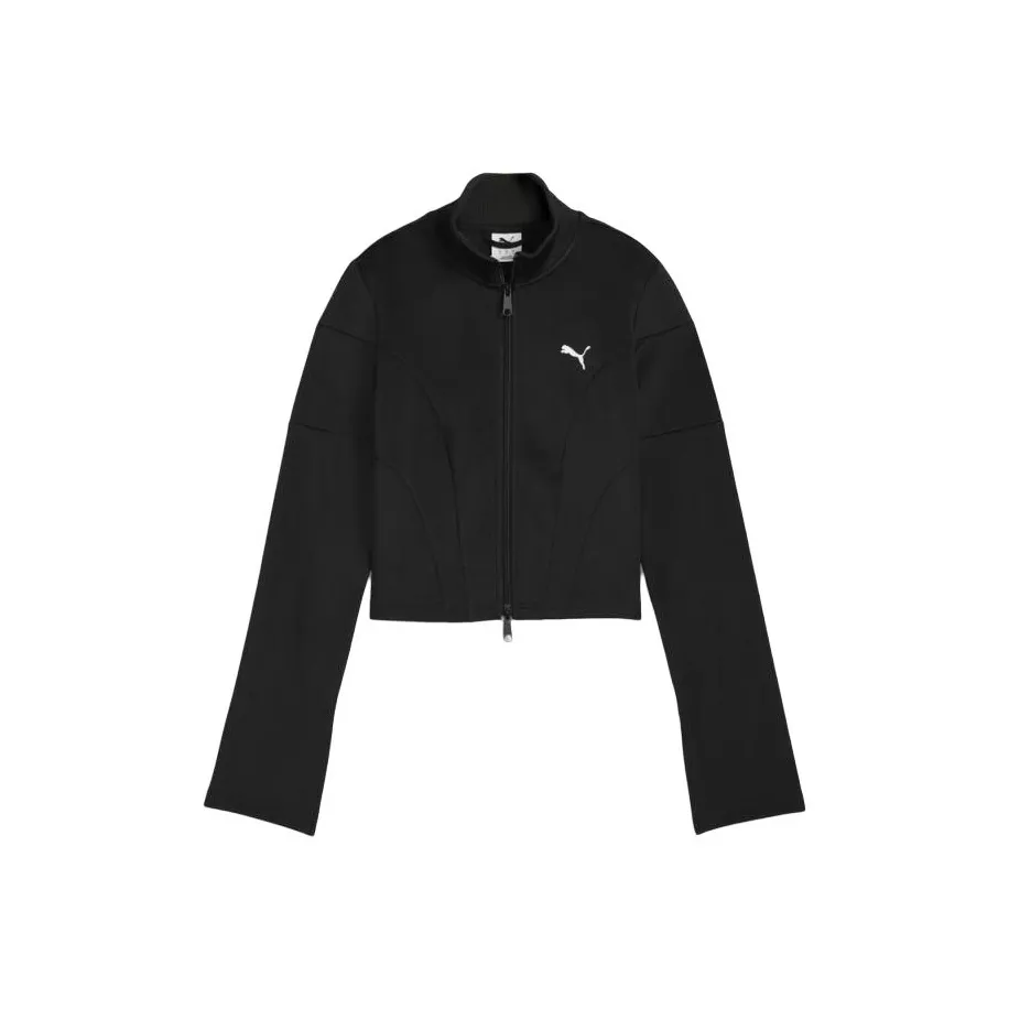PUMA Укороченный Черный Женский Куртки