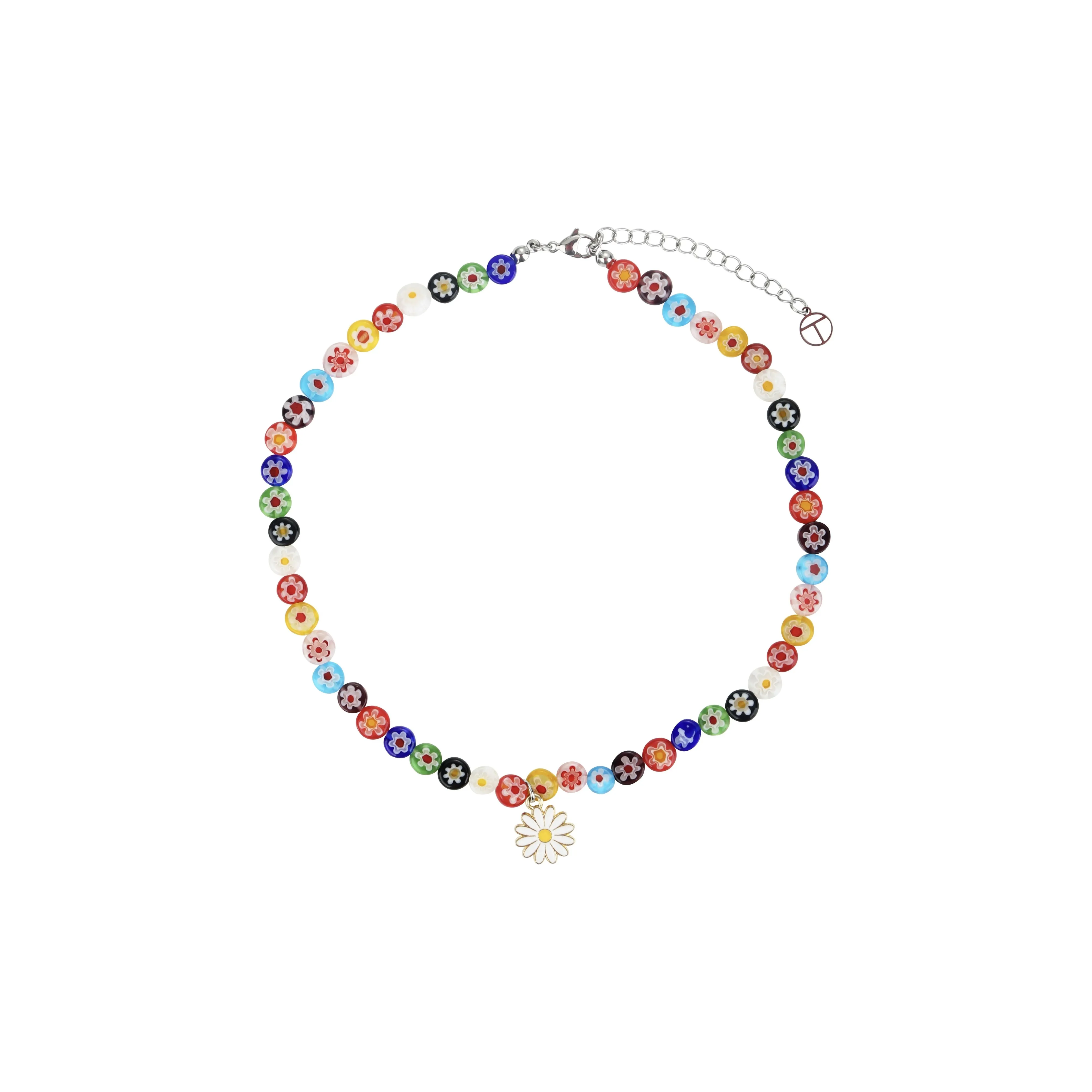 TWENTYONEAUGUST Цветное стекло Ожерелья Унисекс
