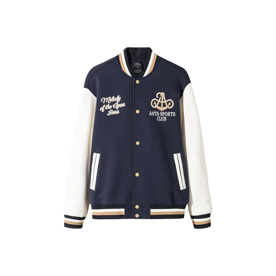 ANTA Life Collection Бейсбольная куртка Мужская Индиго-синий