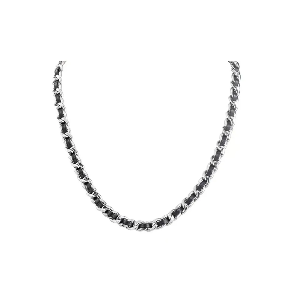 Strange Титановые стальные ожерелья мужские