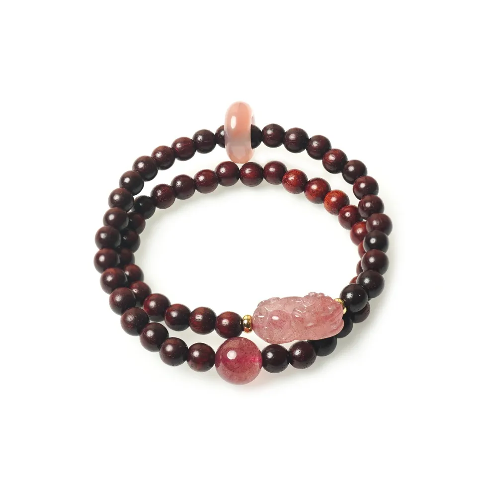 ZHOUDIWANG Bloodwood Bracelets Unisex