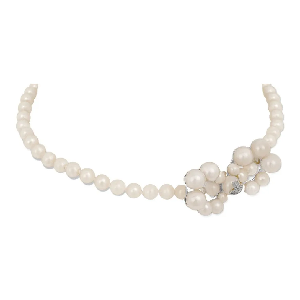 Vivienne Westwood Rhinestone Necklaces Женские Белые