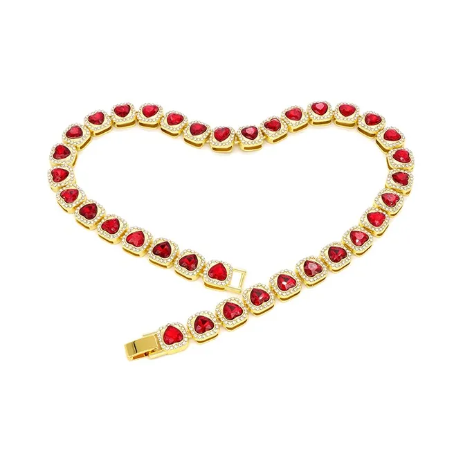 Inkopper Ожерелья с синтетическим кубическим цирконием Мужской