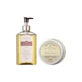 2종 세트: Cold Lychee & 로즈 소프트 향기 Bath 오일 230g + 파스토럴 & 화이트 티셔츠 젠틀 Scrub 200g
