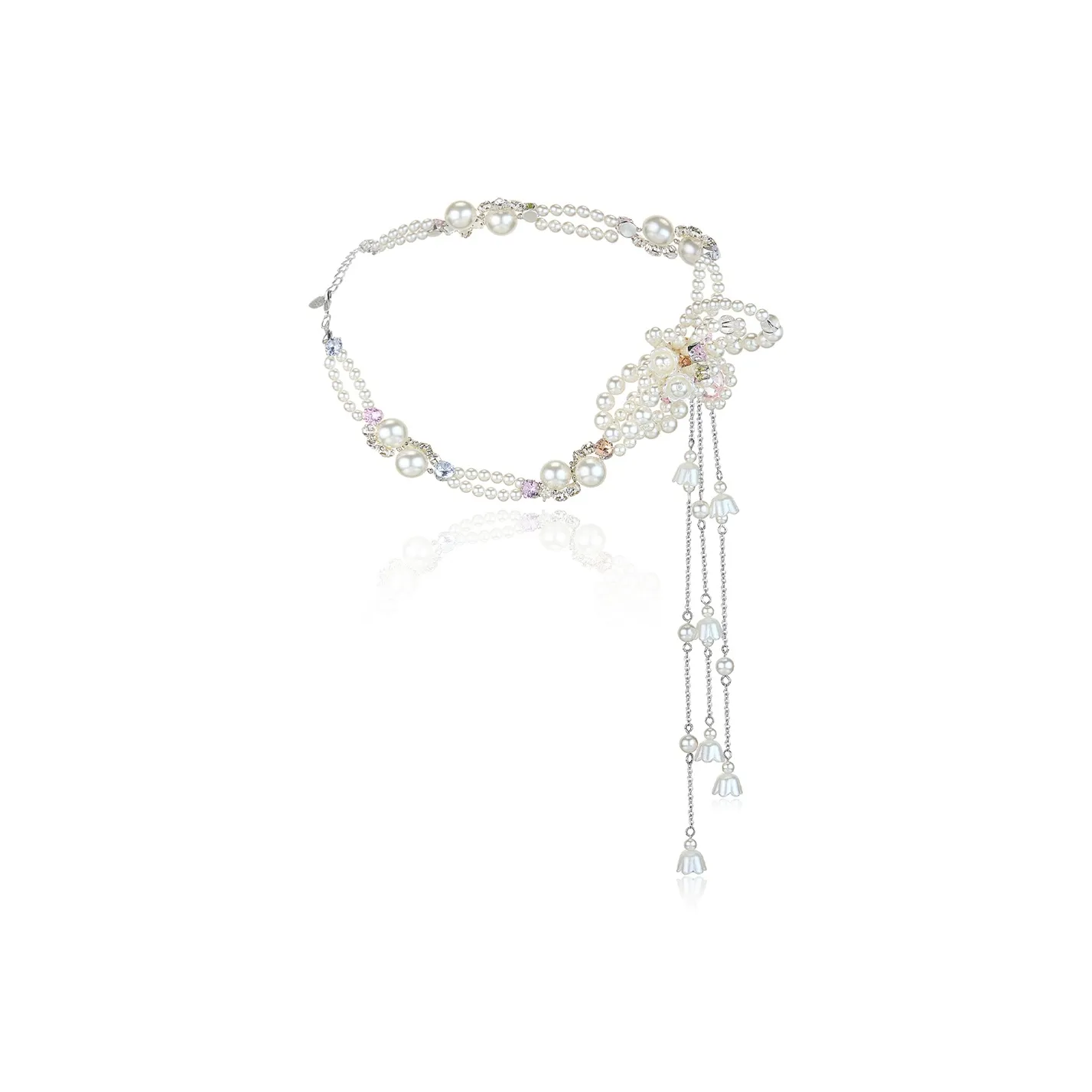 PARANOID PUPPY Циркон Ожерелье Бестие День рождения Вечеринка Цепочка на ключицу Женские