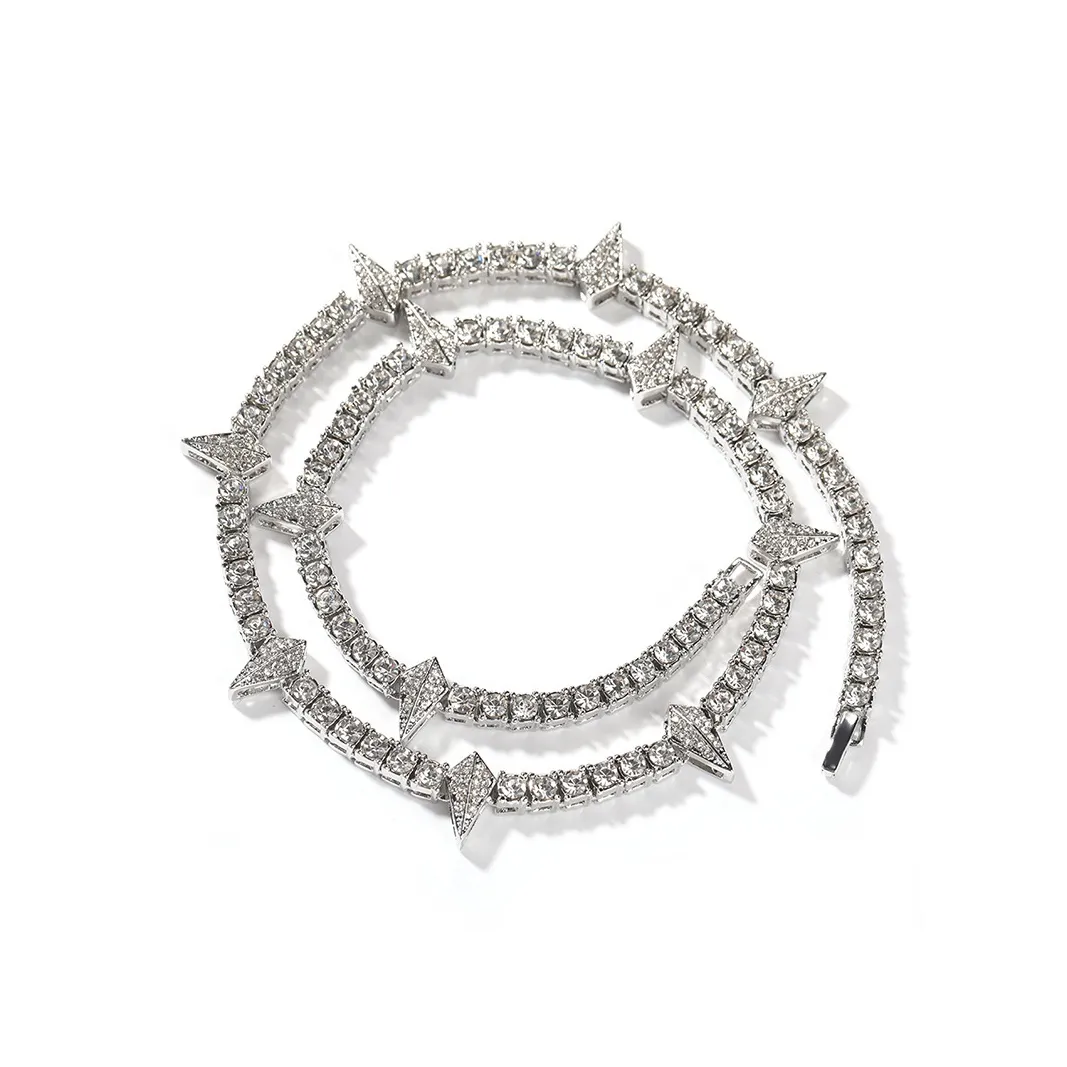 KING OF BLING Цирконовые ожерелья унисекс