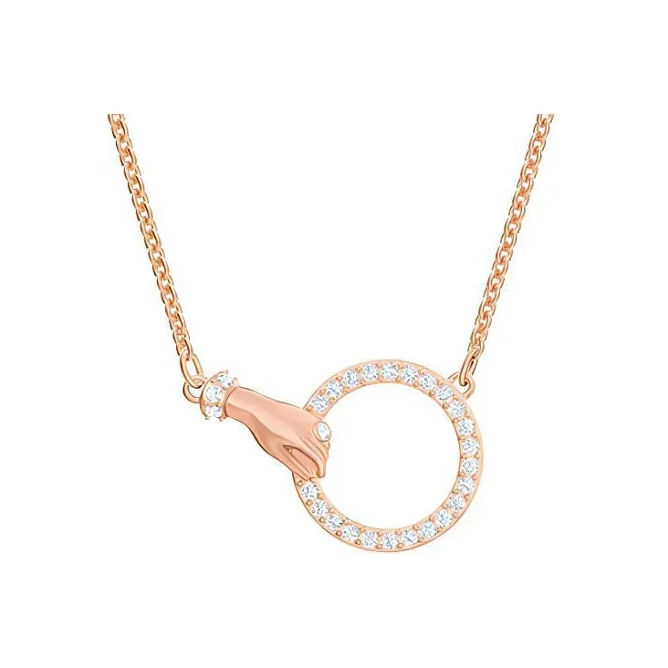 Swarovski Symbolica Alloy Necklaces Women's Rose Gold
