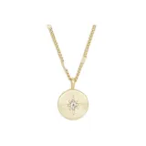 파워 Birthstone 동전 목걸이 (3월)