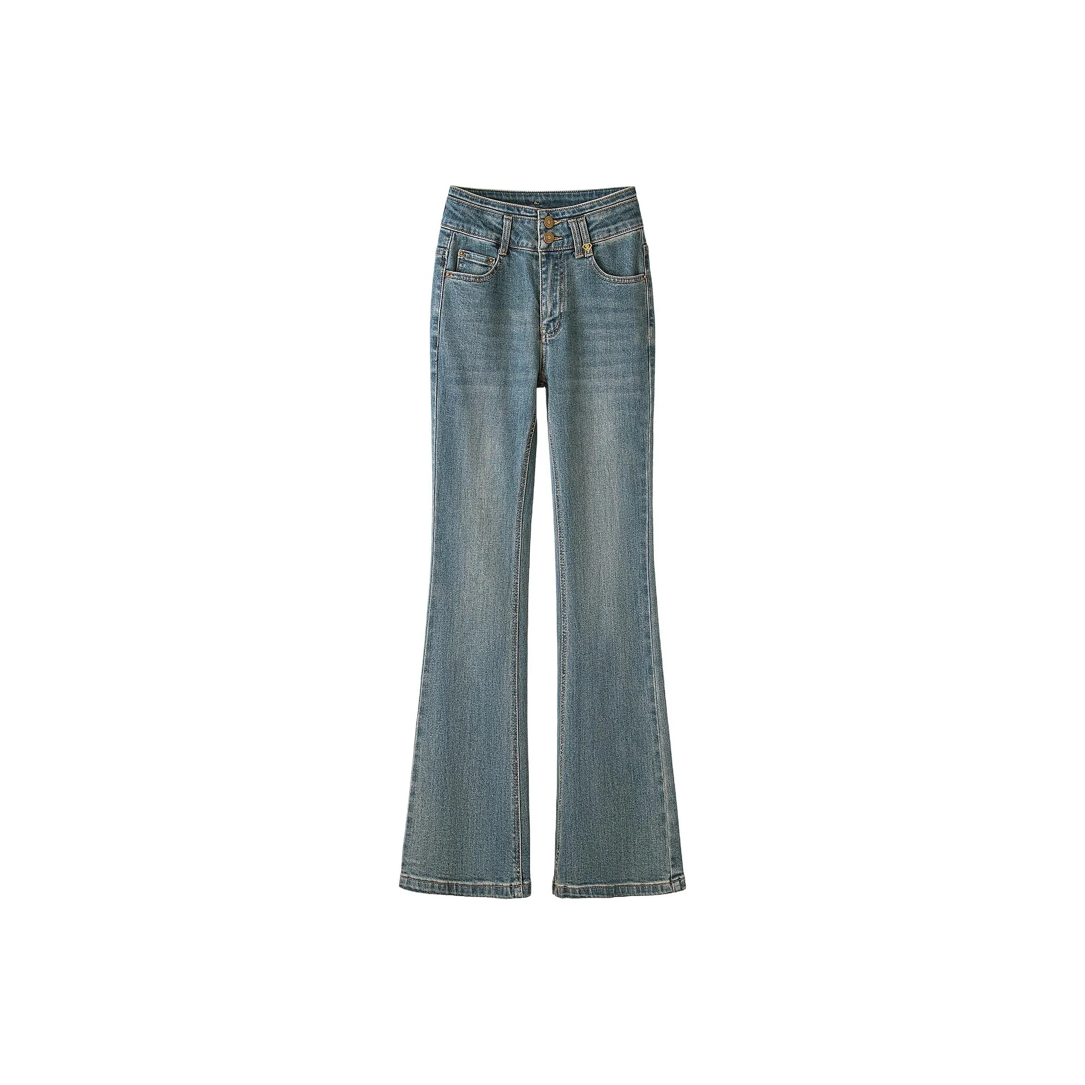 SIBAISHE Темно-синий женский джинсы