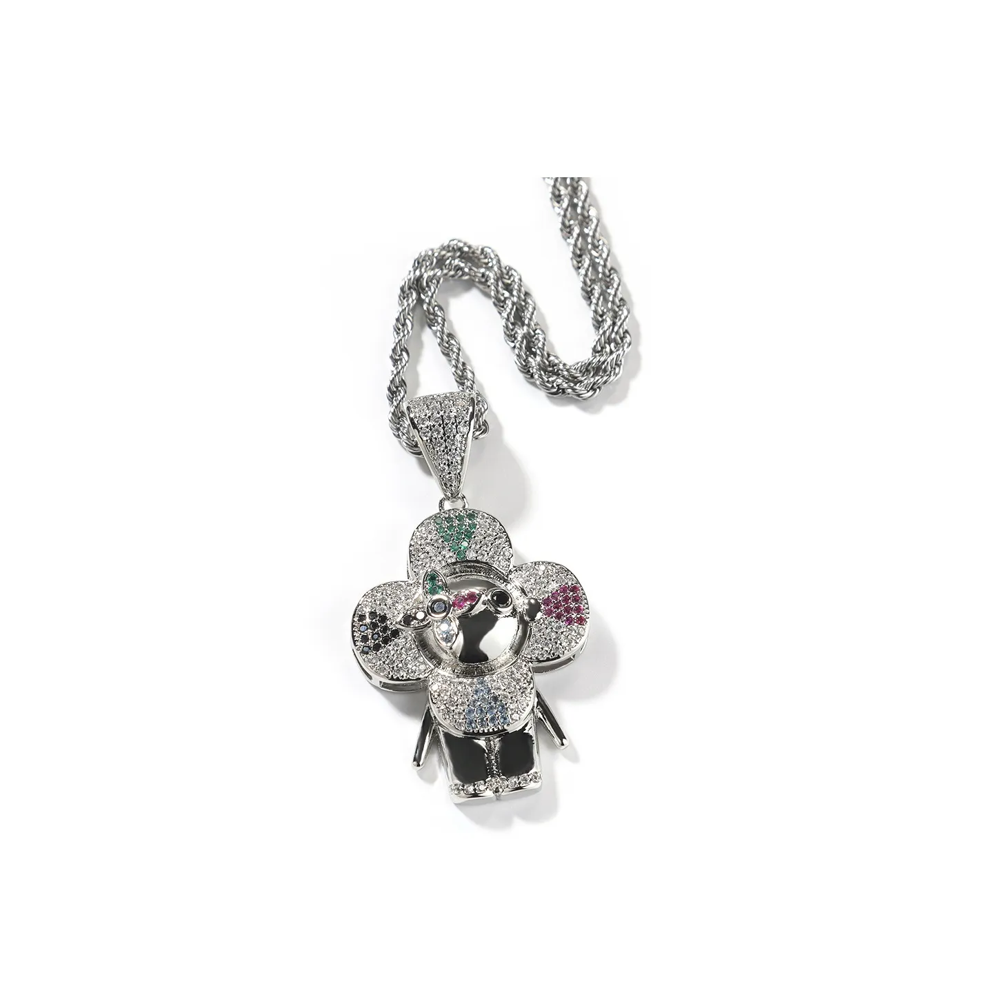 KING OF BLING Цирконовые ожерелья унисекс