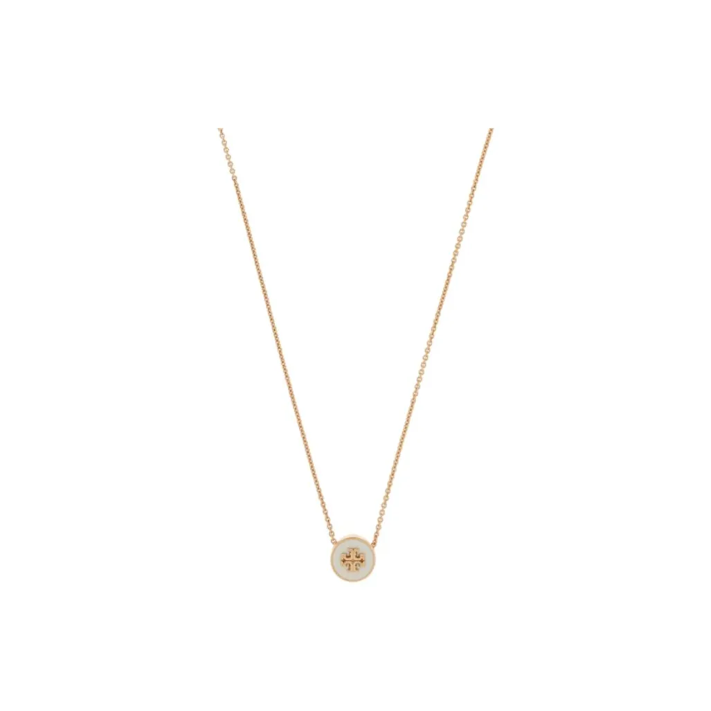 TORY BURCH Brass, Enamel Necklaces Unisex Gold