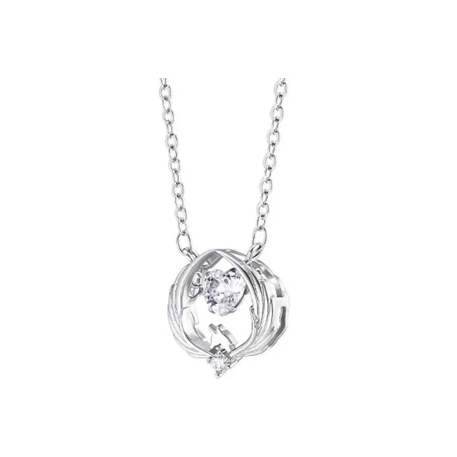 KADER S925 Silver Necklaces Women's Silver White, Goddess Exclusive Box