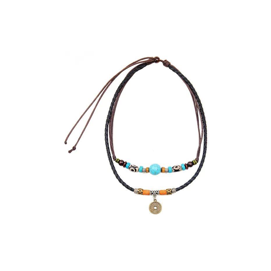 MUSTKOO Ожерелья из искусственных камней Унисекс